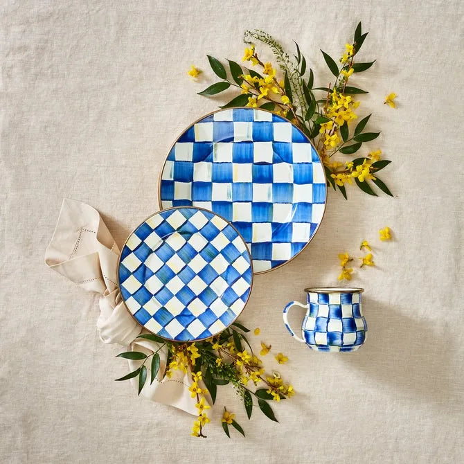 Royal Check Dinner Plate