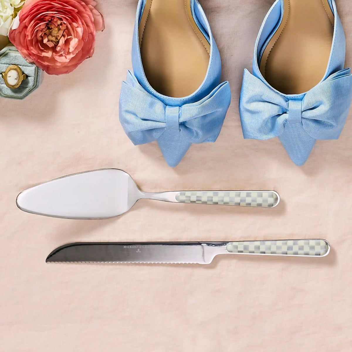 Courtly Check Bistro Cake Serving Set