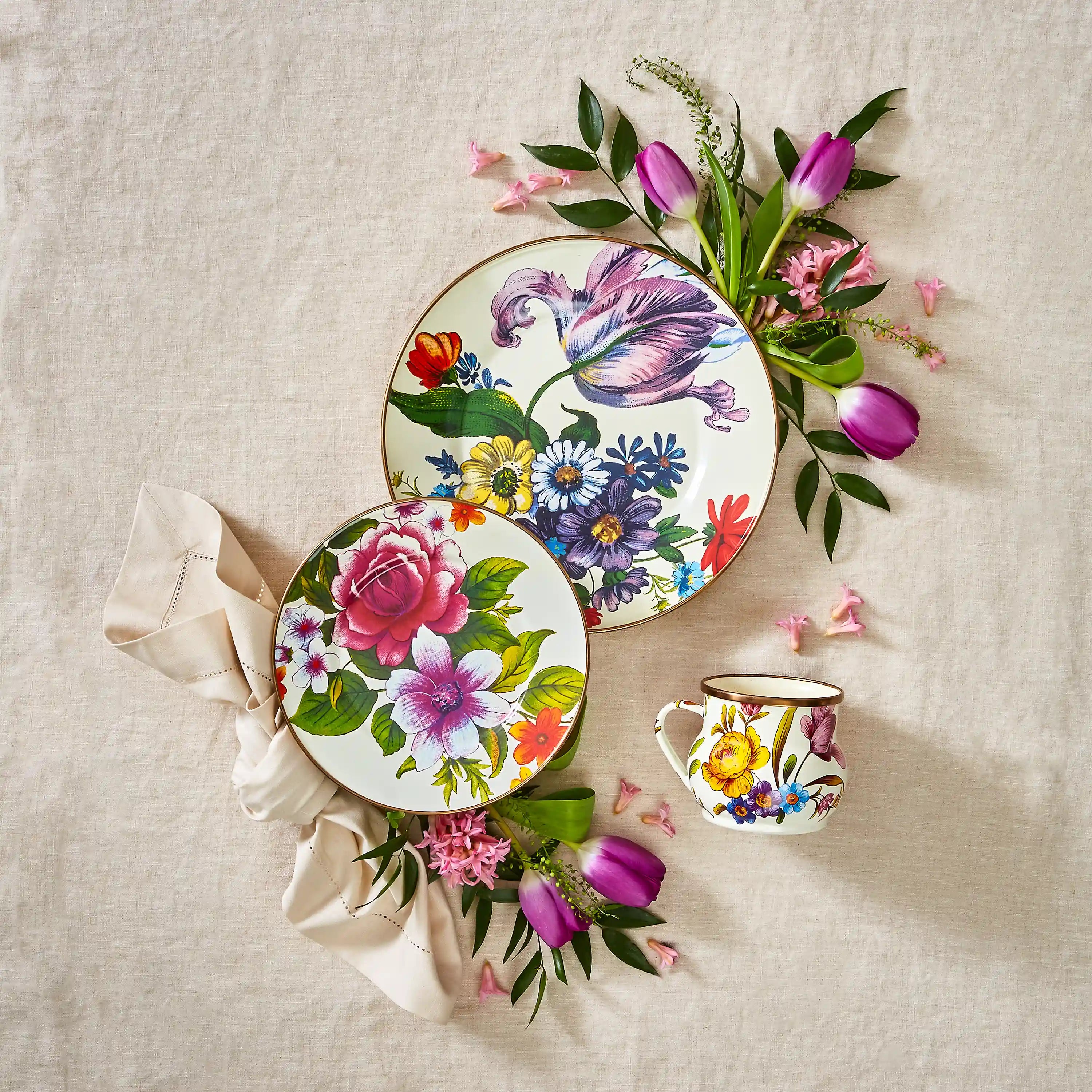 Wild Rose White Mug