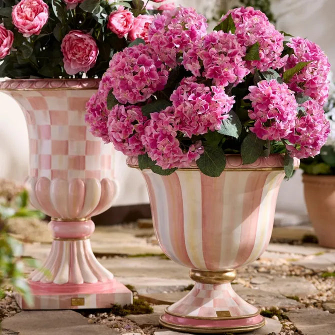 Rosy Stripe Urn