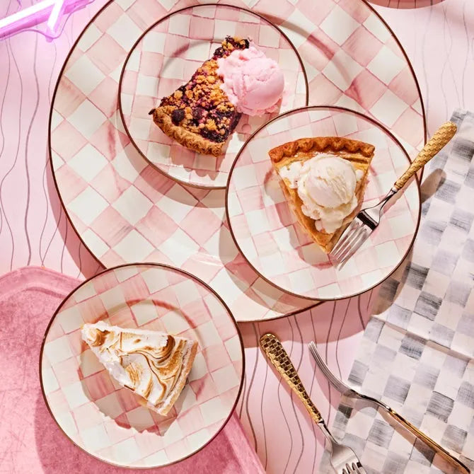 Rosy Check Salad/Dessert Plate