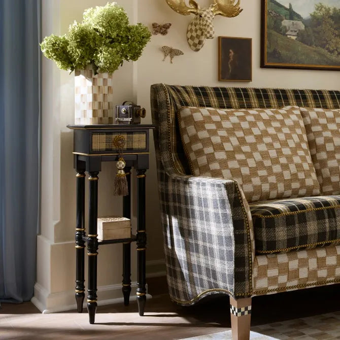 Mad for Plaid Tiny Table