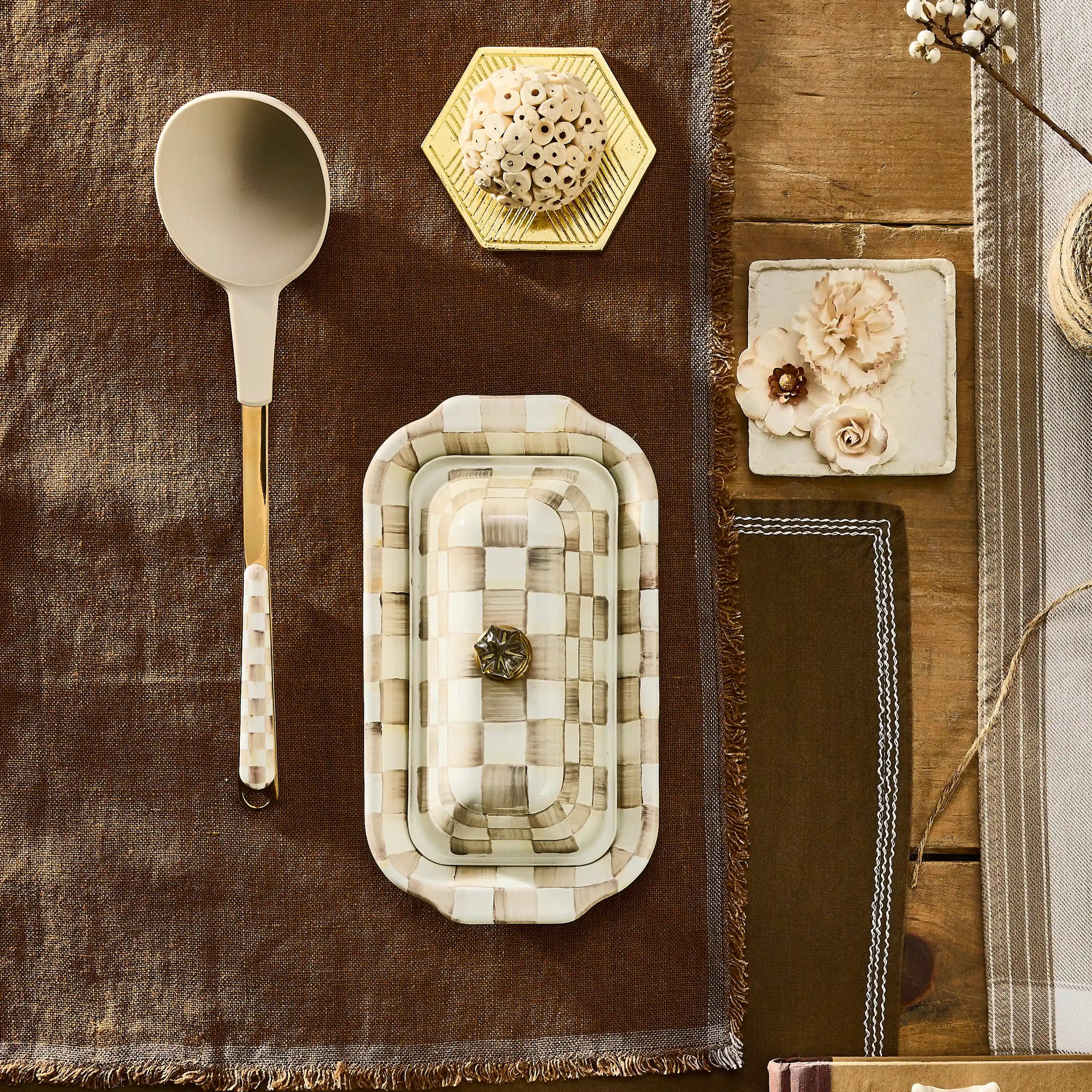 Courtly Check Butter Box