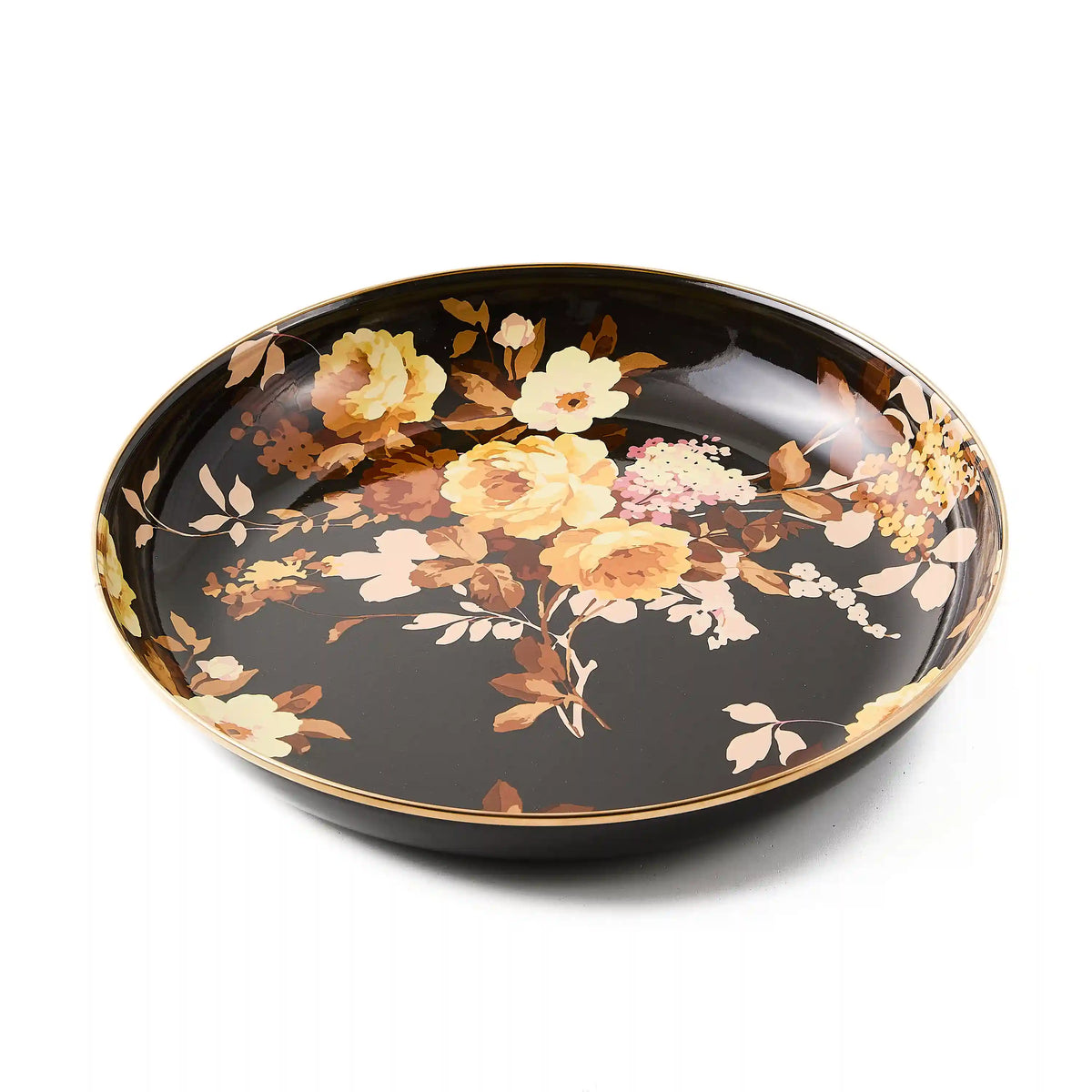 White Flower Market Abundant Bowl