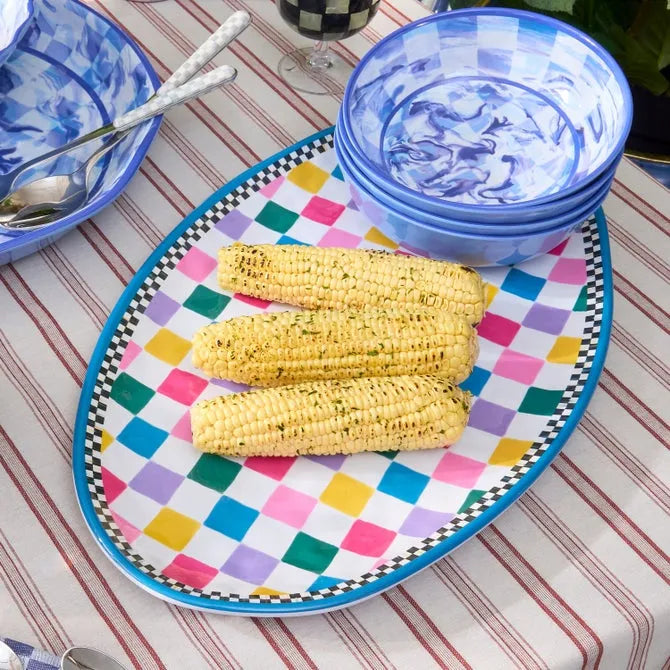 Jamboree Melamine Oval Platter