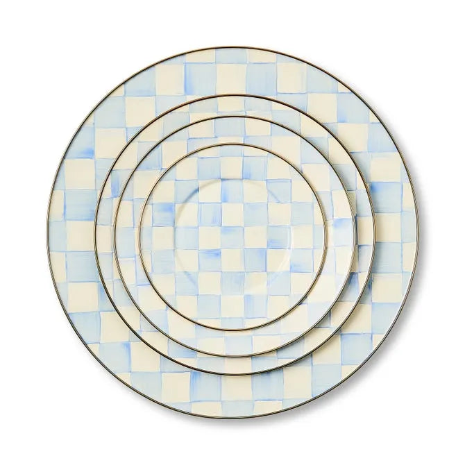 Sky Check Salad/Dessert Plate