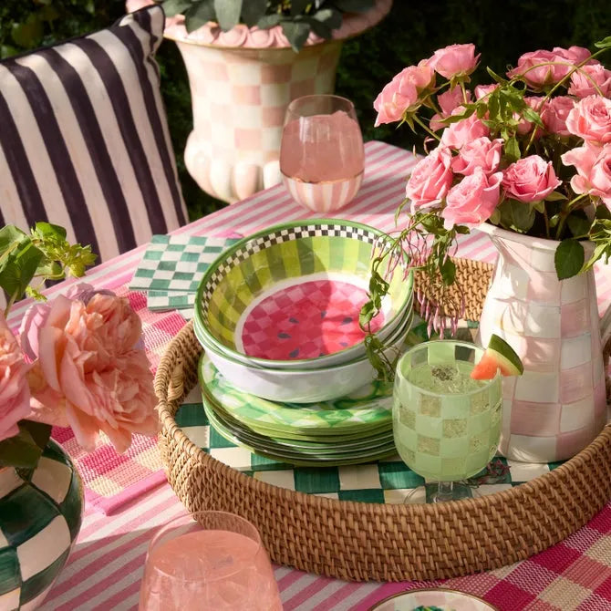 Watermelon Melamine Small Bowls, Set of 4