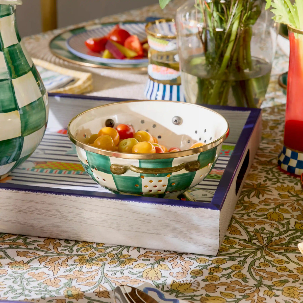 Sterling Check Large Colander