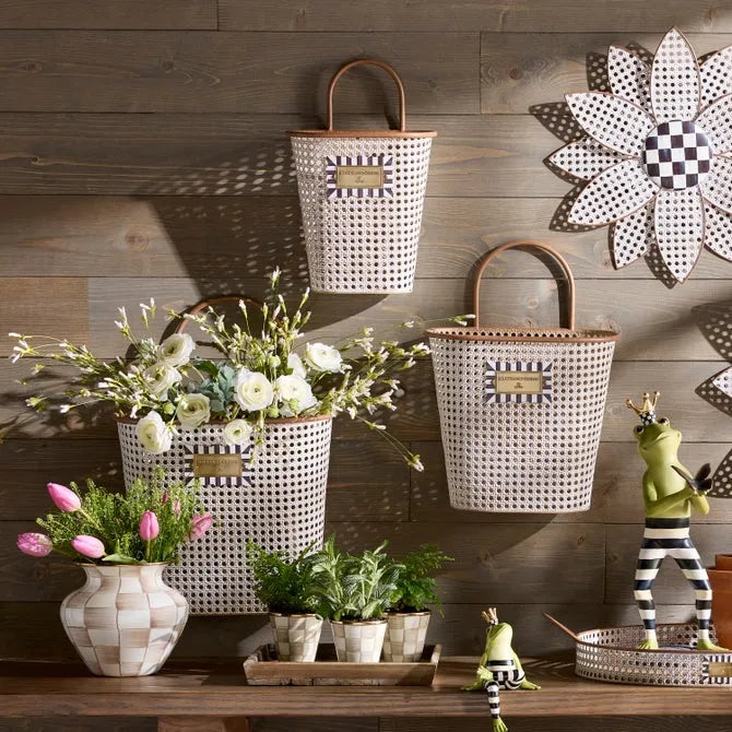 Cane Baskets, Set of 3