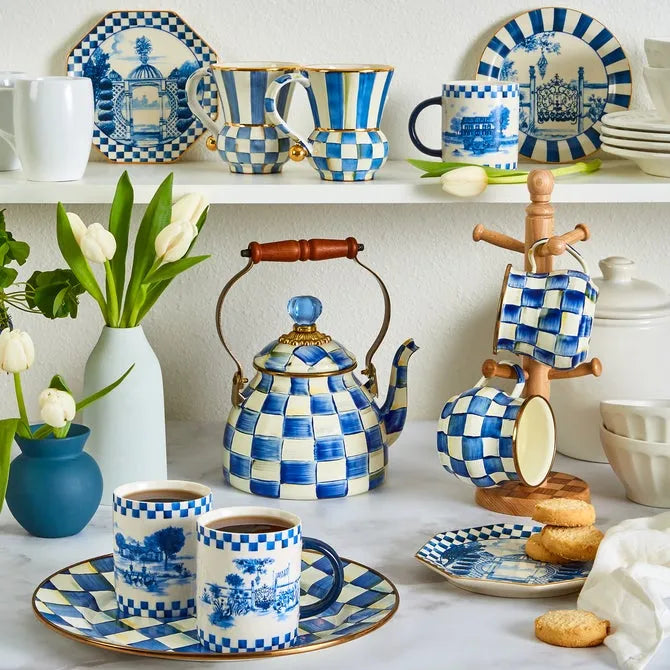 Royal Check Dinner Plate
