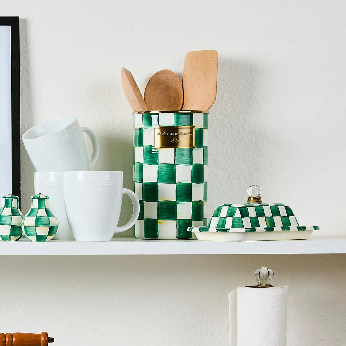 Sterling Check Utensil Holder