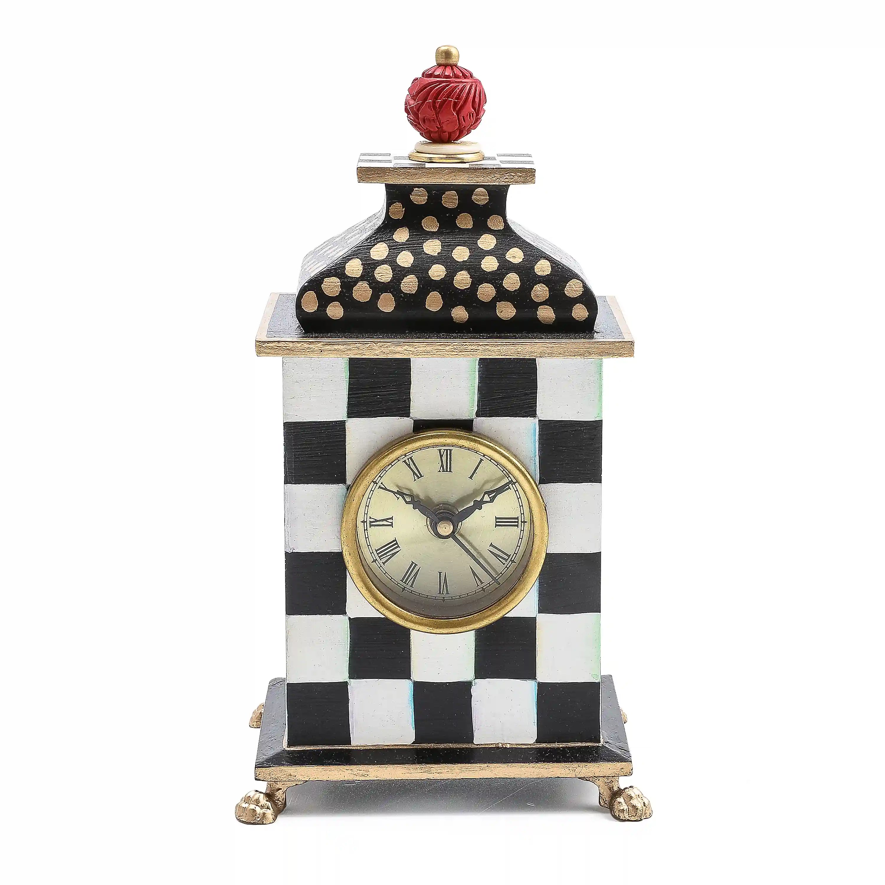 Courtly Check Desk Clock