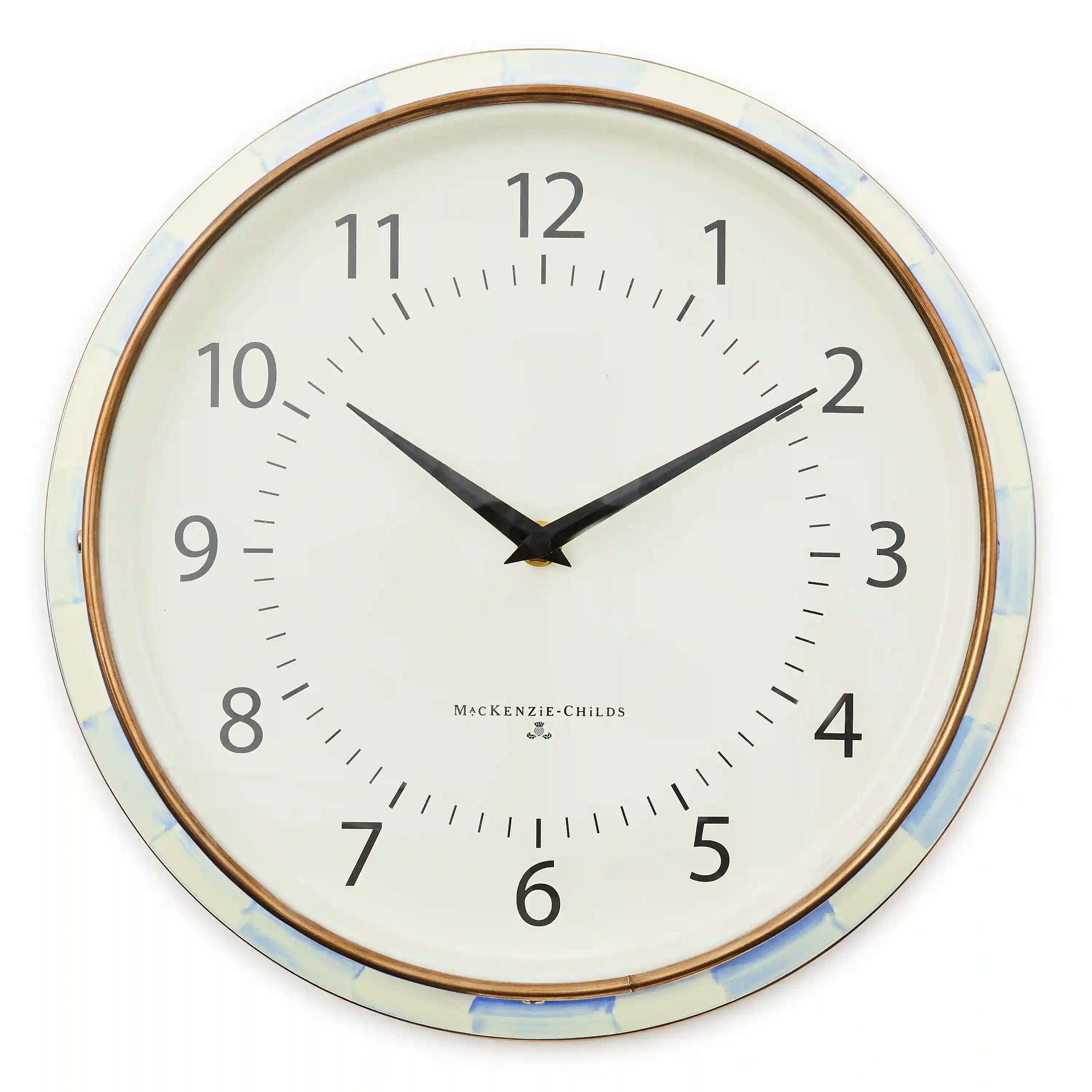 Sterling Check School Wall Clock