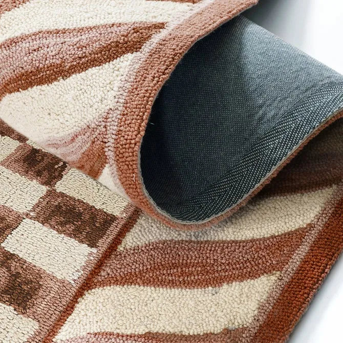 Mocha Check 2' x 3' Rug