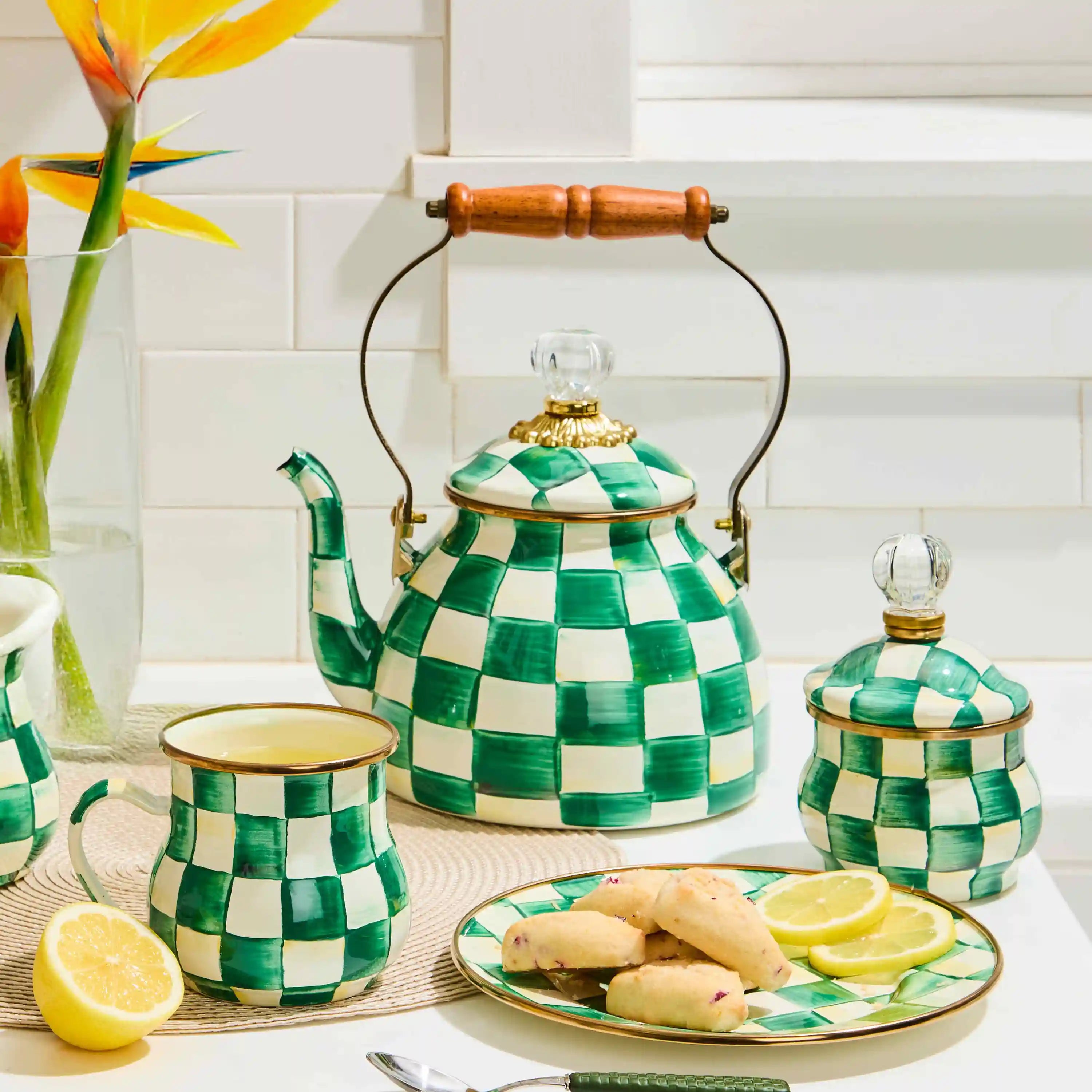 Royal Check 3 Quart Tea Kettle