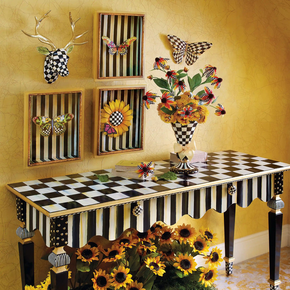 Mocha Butterfly Wall Decor Trio