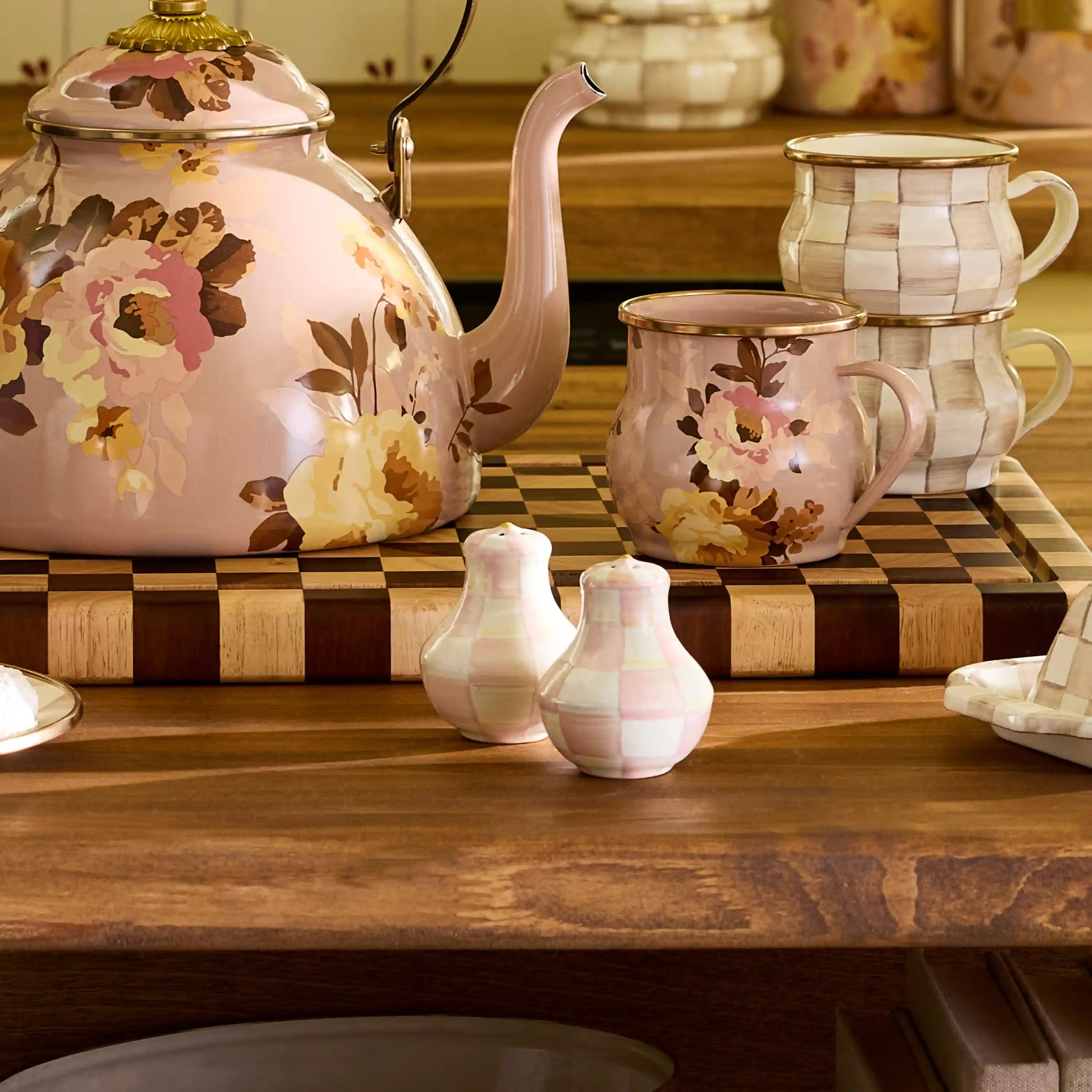 Courtly Check Large Salt & Pepper Shakers
