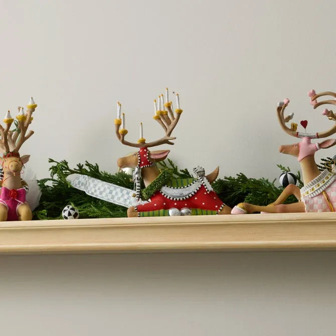 Patience Brewster Dash Away Sitting Dasher Reindeer Figure