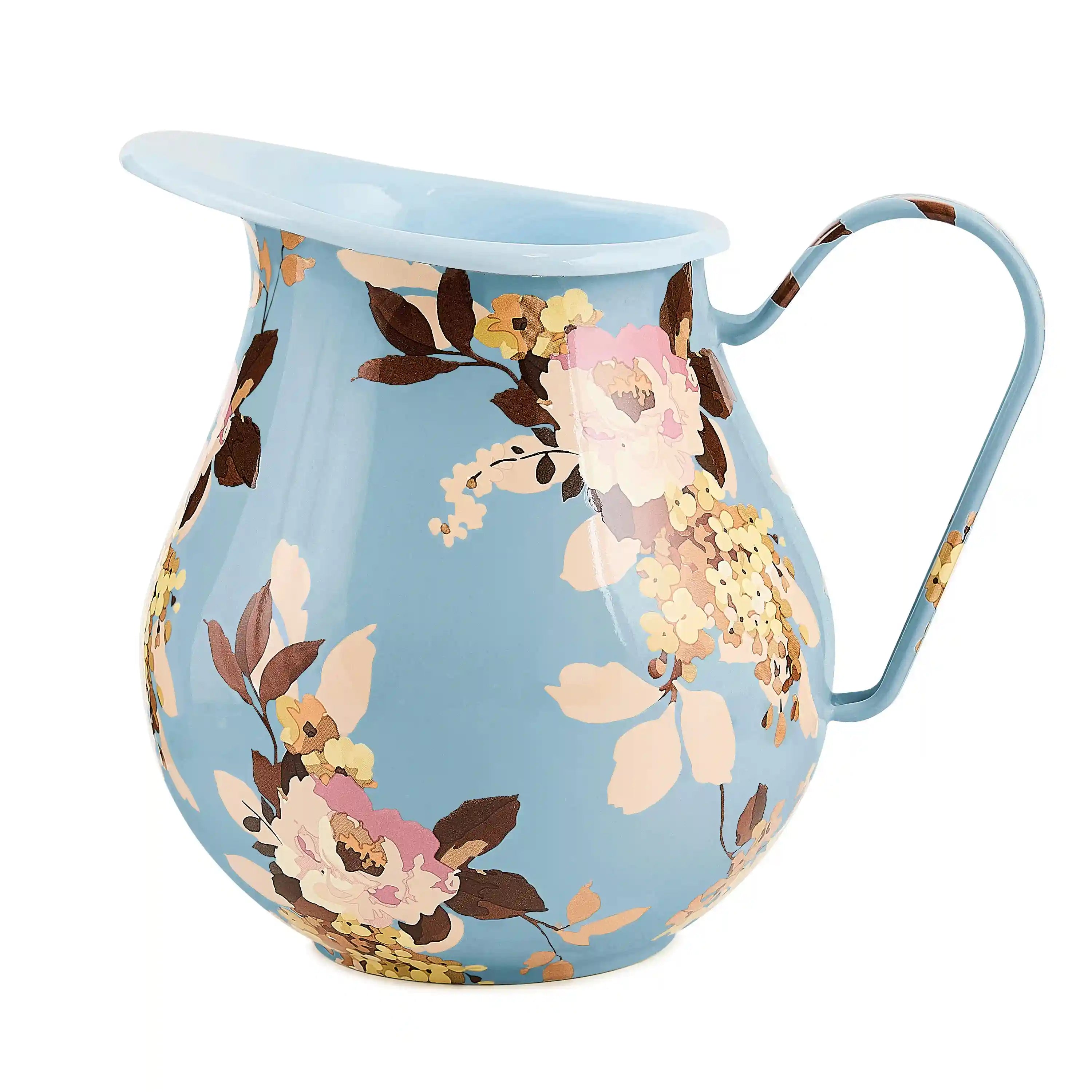 White Flower Market Pitcher
