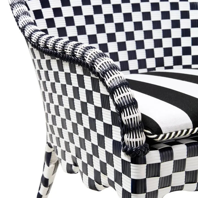 Gambit Check Outdoor Accent Chair
