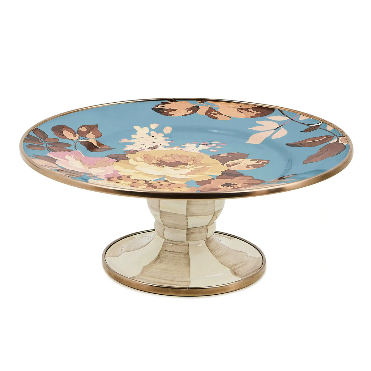 Wild Rose White Mini Pedestal Platter