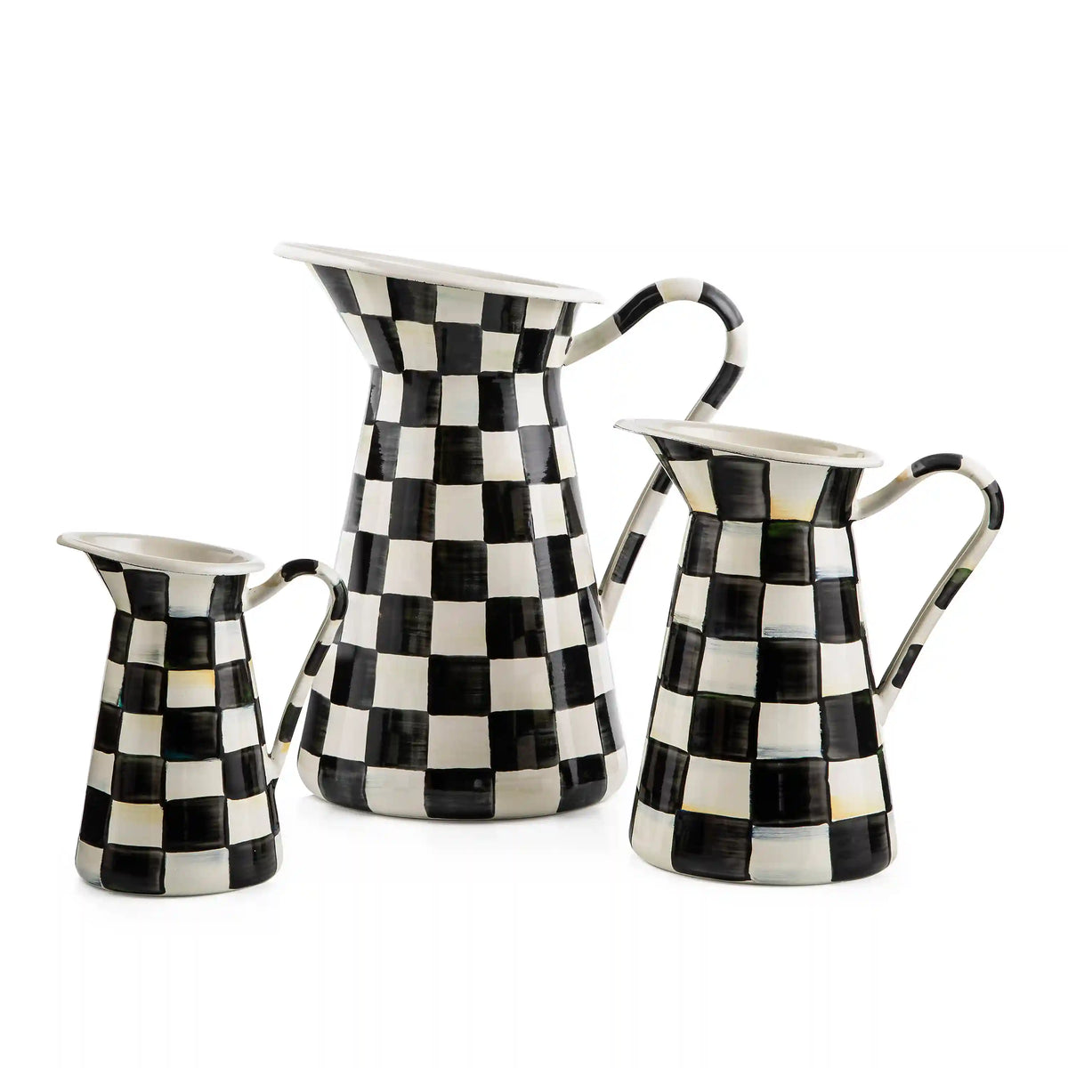 Emerald Check Medium Practical Pitcher