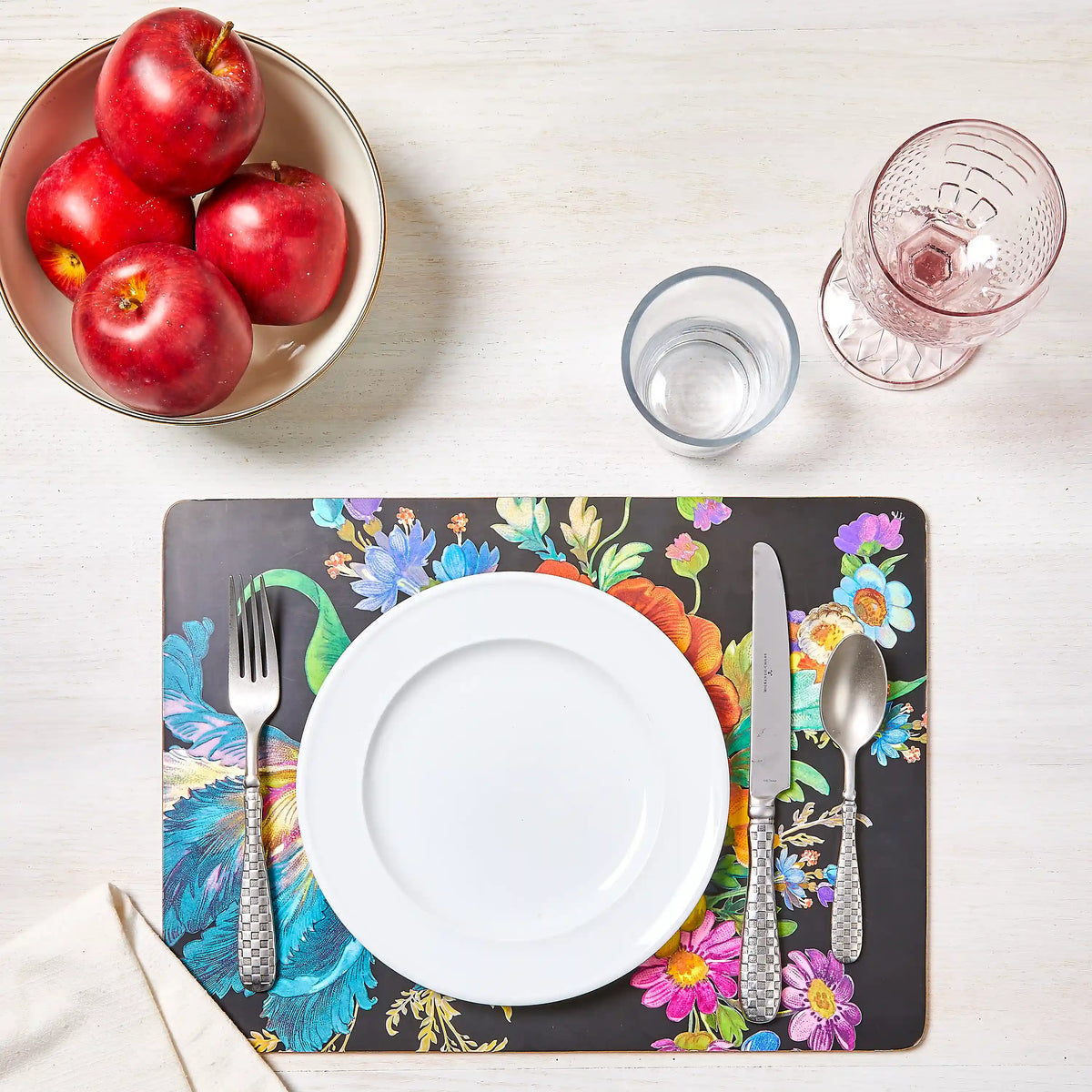 Royal Check Cork Back Placemats, Set of 4
