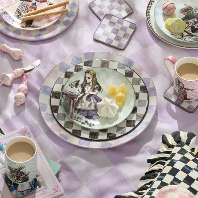 Wonderland Plates, Set of 4