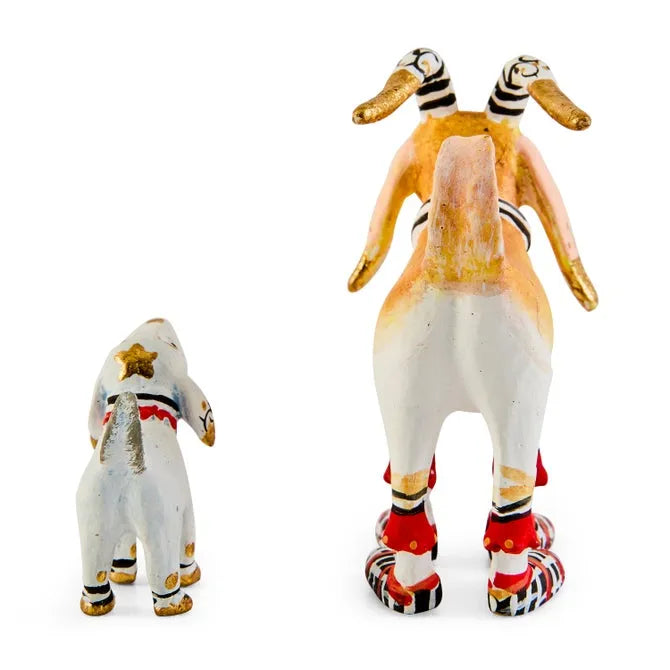 Patience Brewster Mini Nativity Nathan & Noel Goat Figures