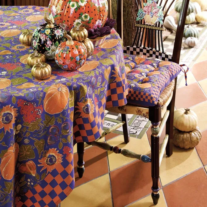 Dark Flower Basket Side Chair