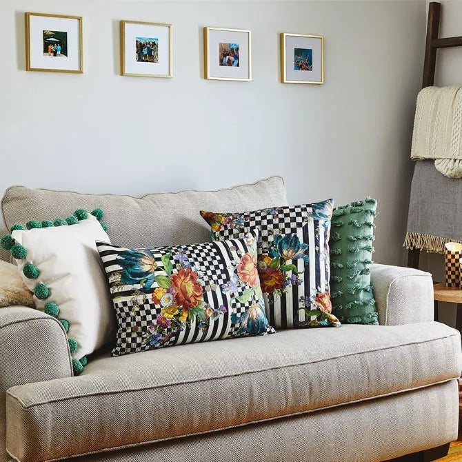 Courtly Flower Market Pillow