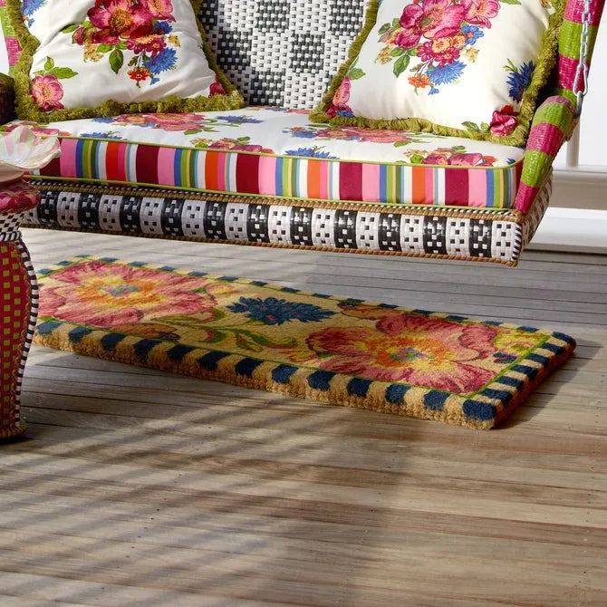 Flower Market Double Door Entrance Mat