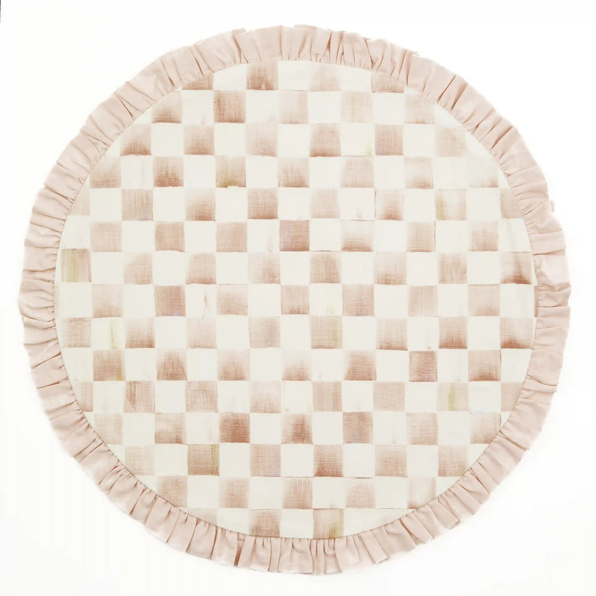 Courtly Check Round Placemat