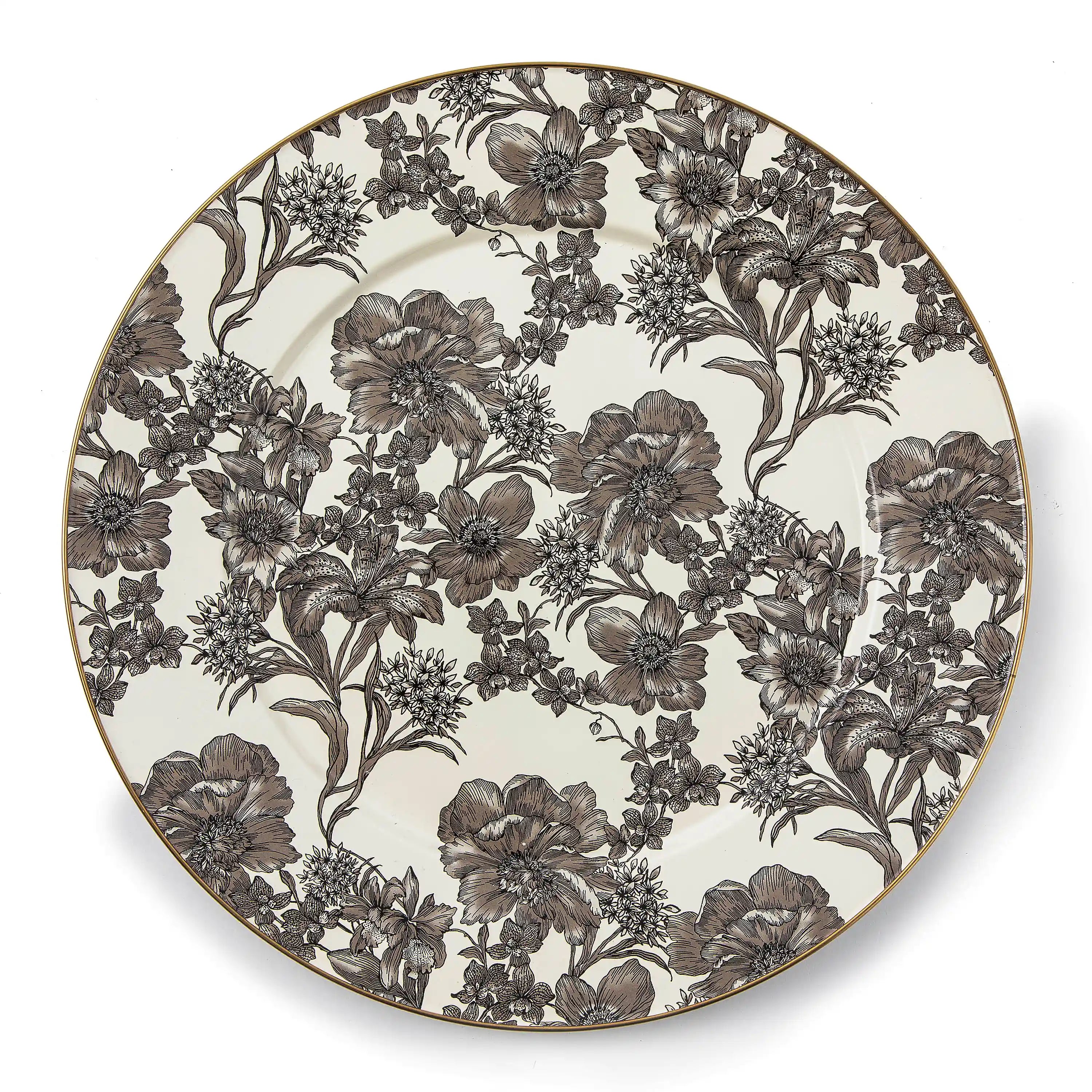 Emerald English Garden Serving Platter