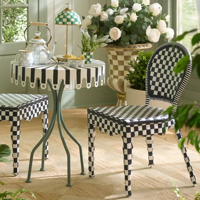 Gambit Check Outdoor Cafe Chair