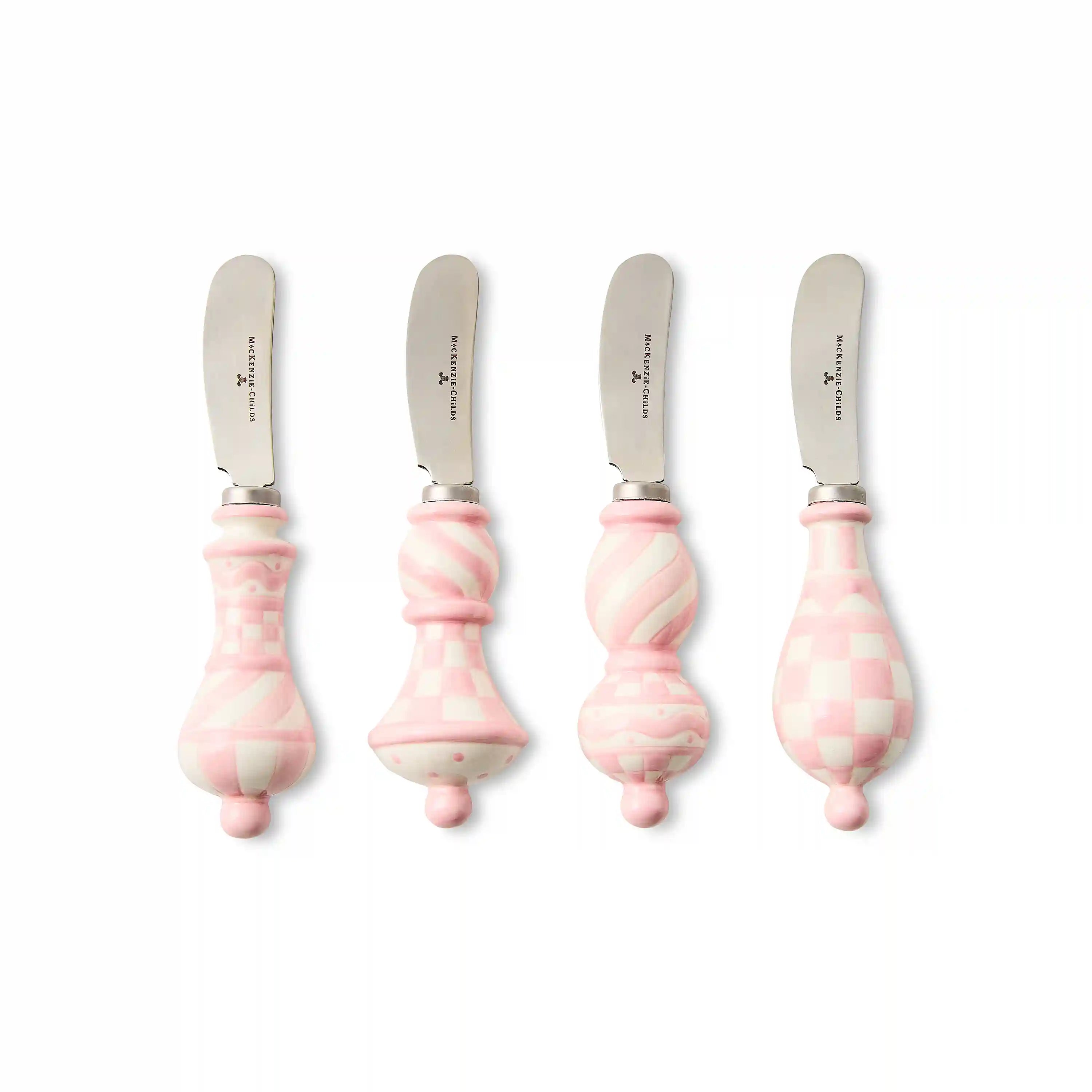 Courtly Check Party Spreaders, Set of 4