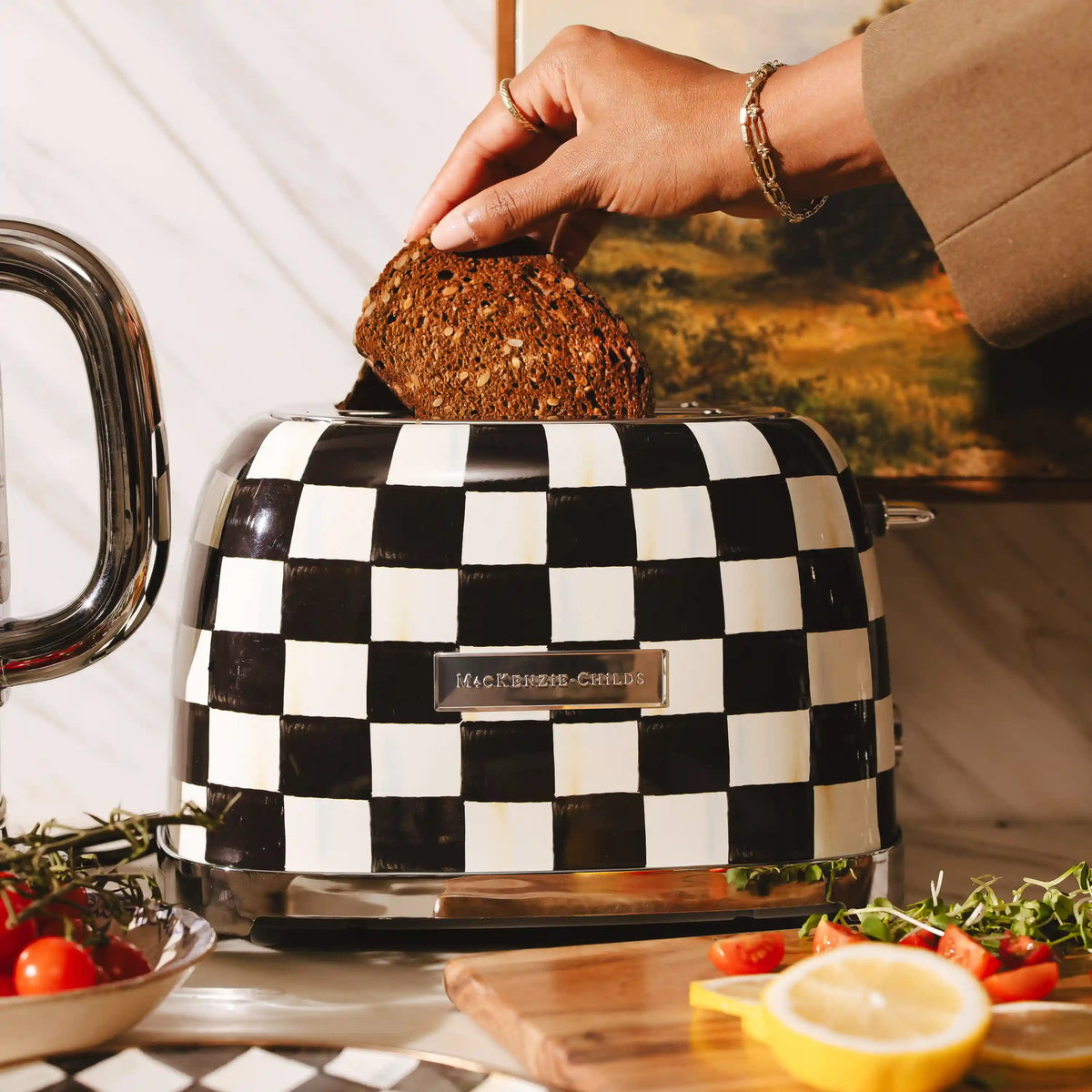 Courtly Flower Market 2-Slice Toaster
