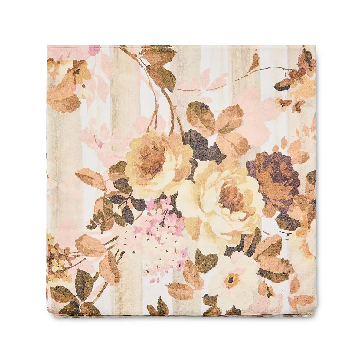 Violet Check Dinner Paper Napkins