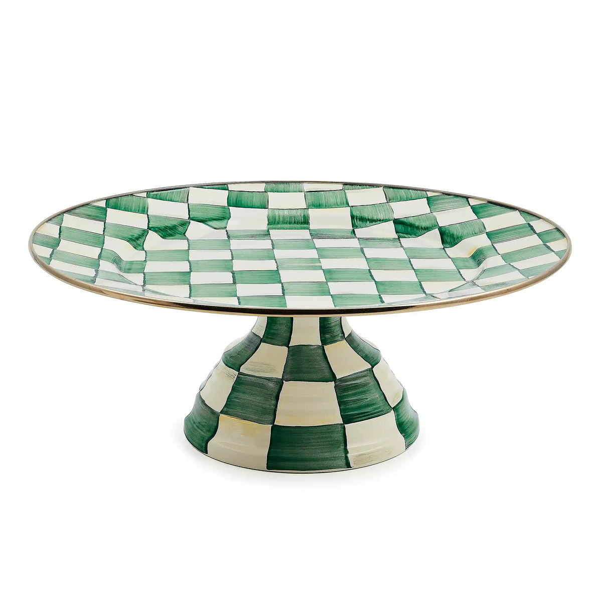 Courtly Check Large Pedestal Platter