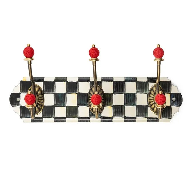 Courtly Check Triple Wall Hook