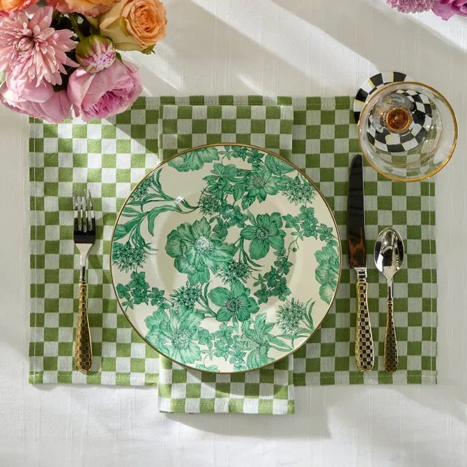 Emerald English Garden Dinner Plate