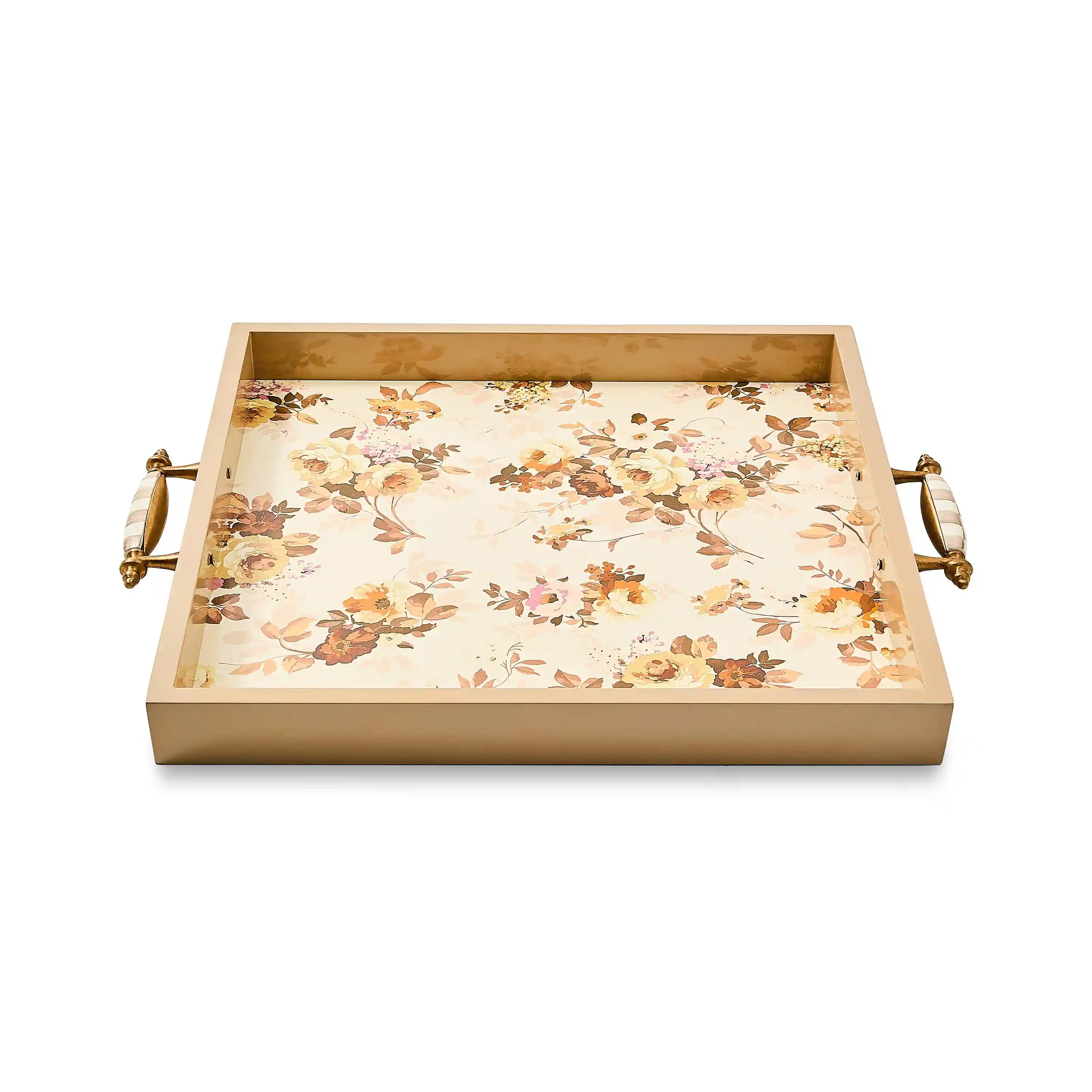 Courtly English Garden Serving Tray