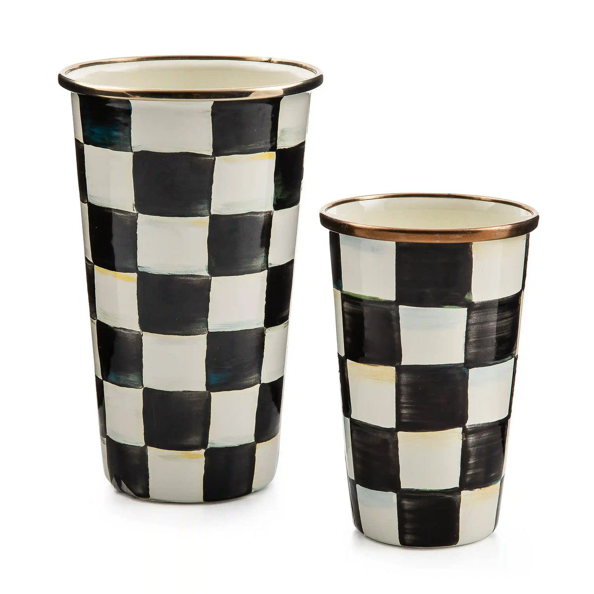 Mocha Check 20 Ounce Tumbler