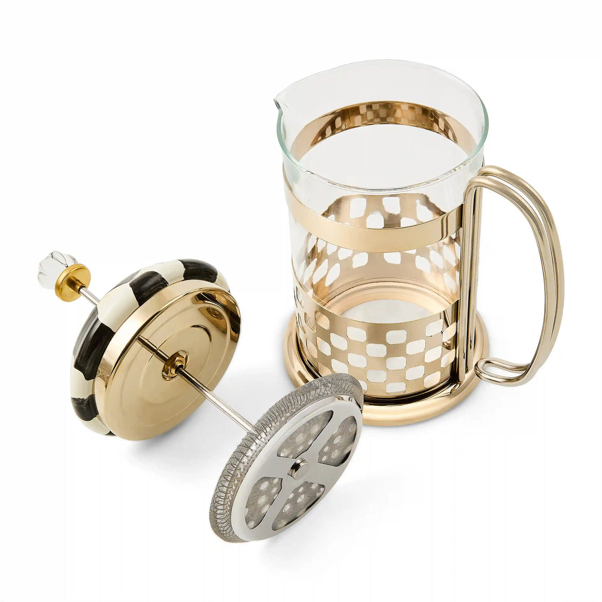Emerald Check French Press