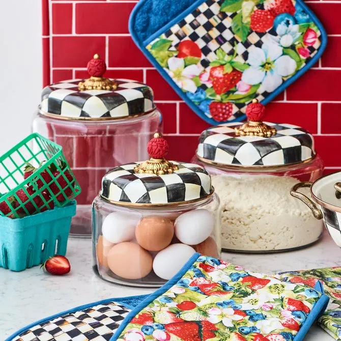 Courtly Check Large Kitchen Canister