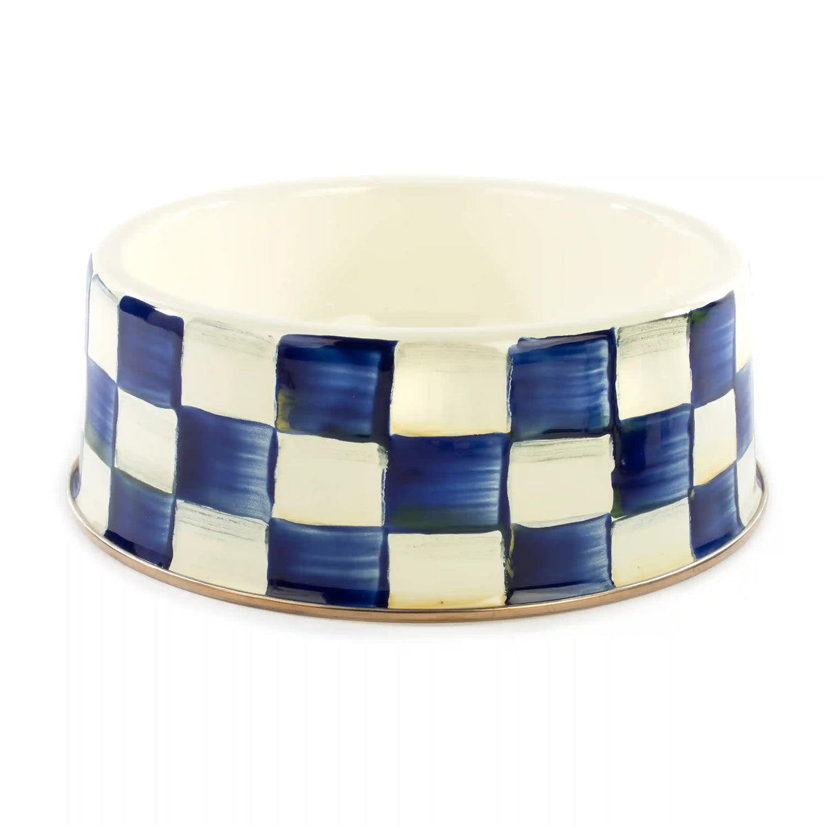 Royal Check Small Pet Dish