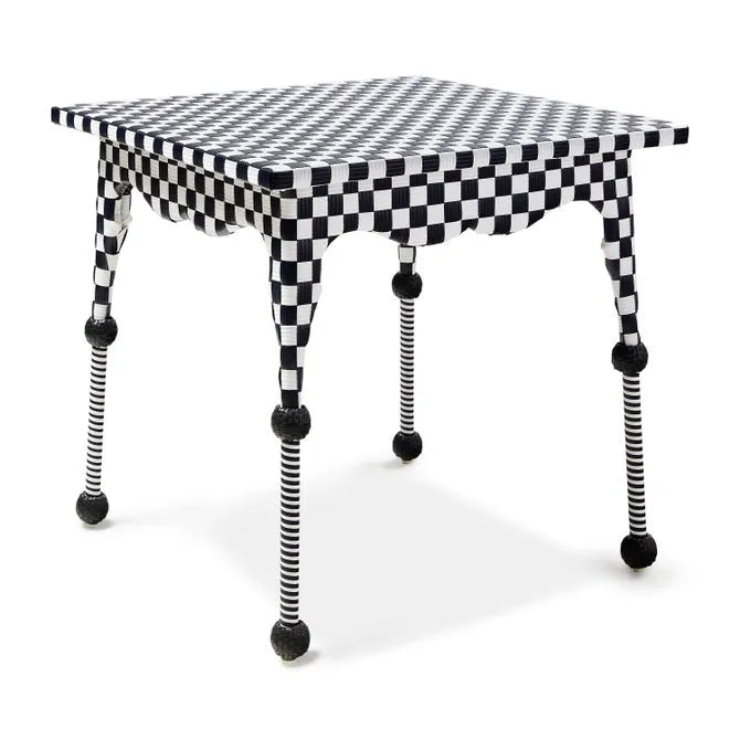 Gambit Check Outdoor Patio Dining Table