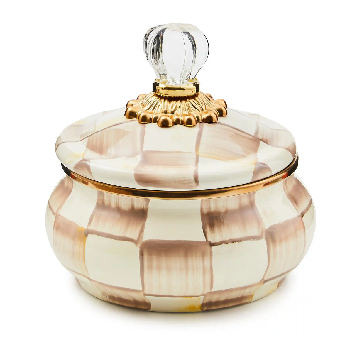 Rosy Check Squashed Pot