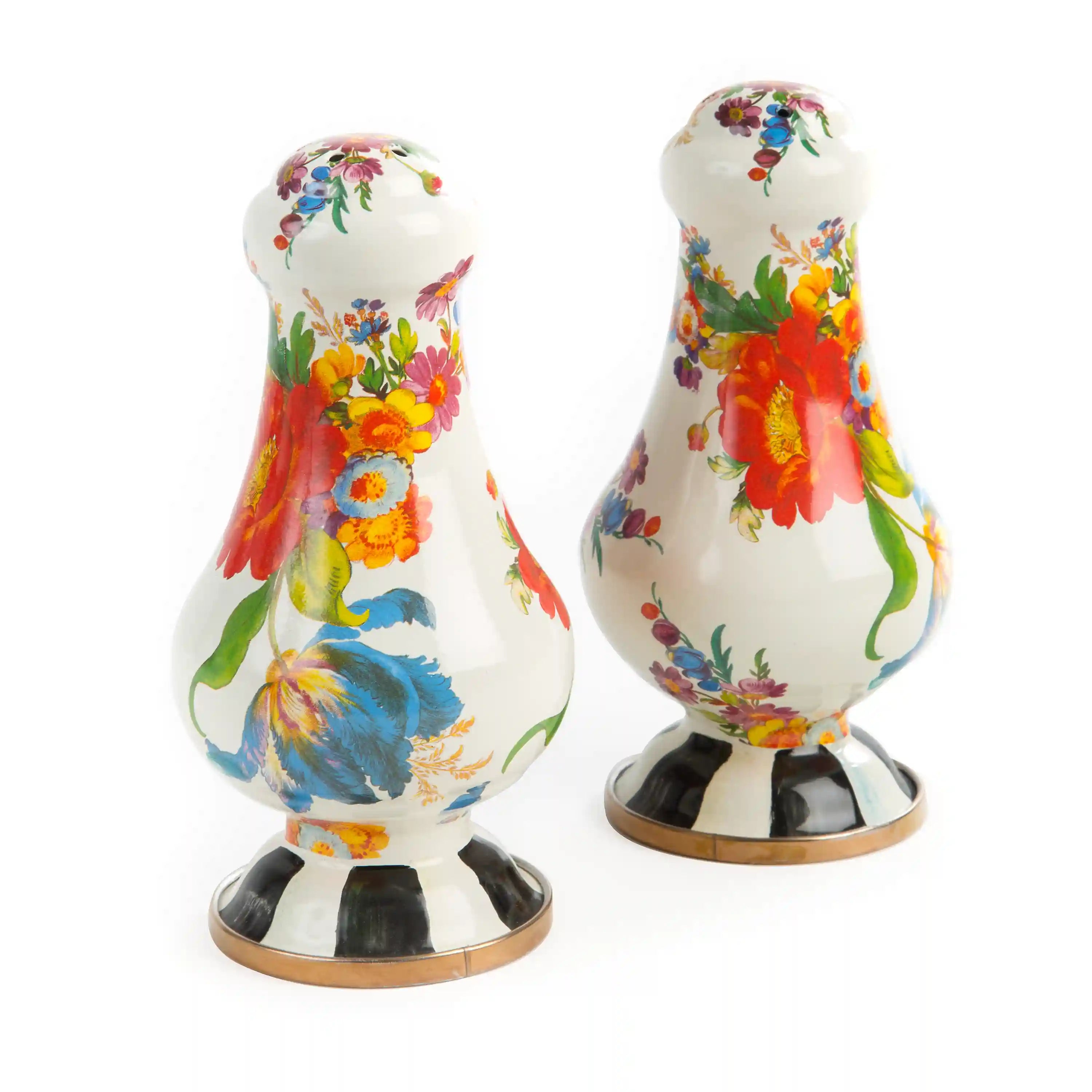 Sky Check Large Salt & Pepper Shakers