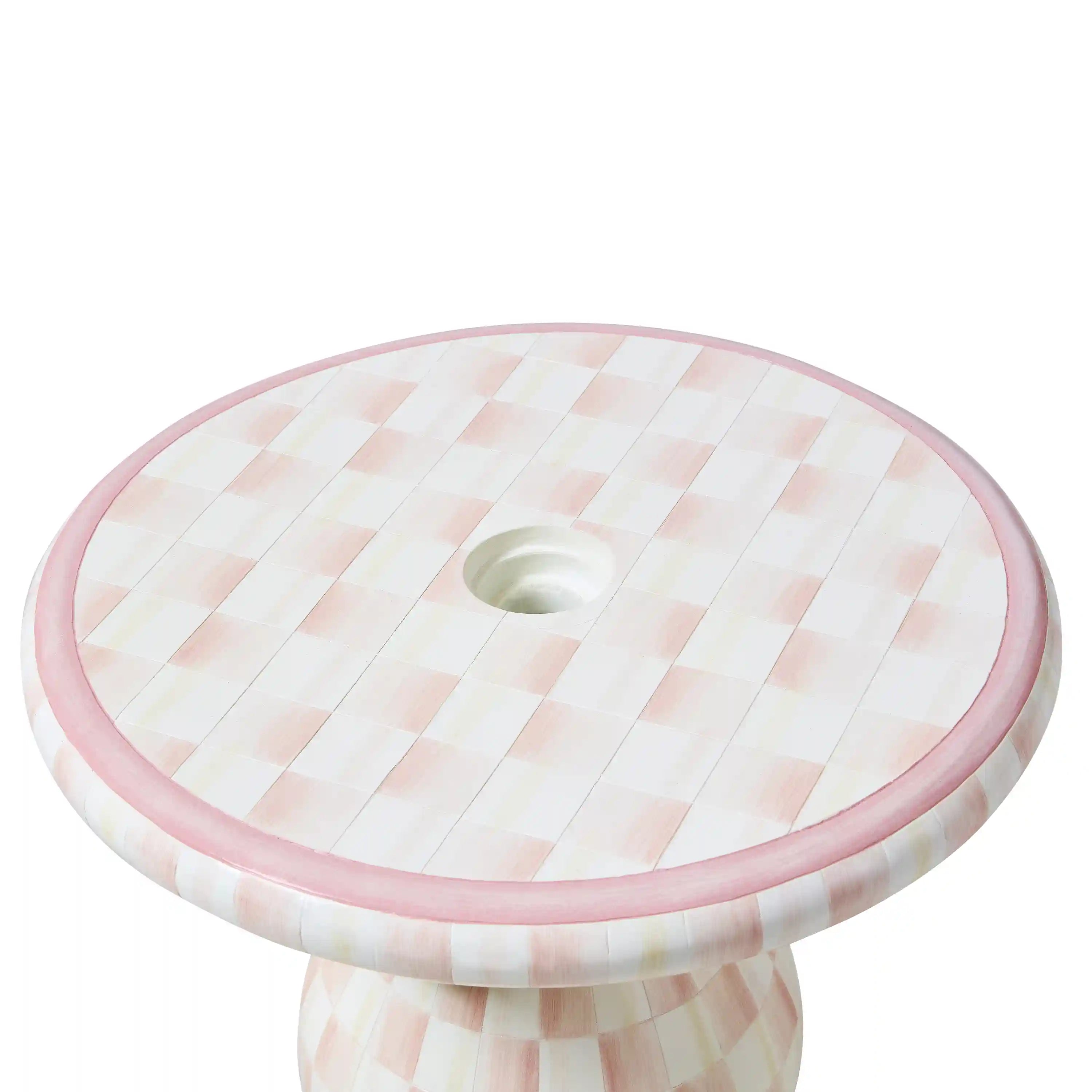 Outdoor Rosy Umbrella Stand Side Table